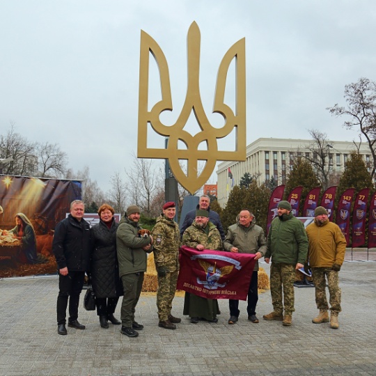 USUST Rector Joins the Ceremonial Unveiling of the Monumental Tryzub in Dnipro