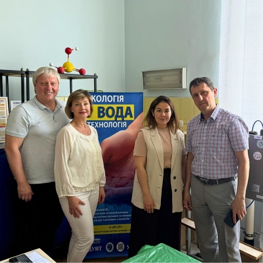 USUST chemists awarded a grant for the recovery of Ukraine’s water sector under the Nansen EDU Programme
