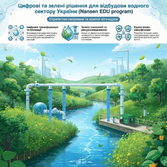 УДУНТ отримав міжнародний грант на відновлення водного сектору України за програмою Nansen EDU