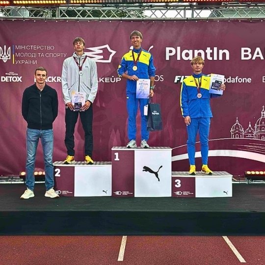Студенти УДУНТ серед призерів чемпіонату України з легкої атлетики