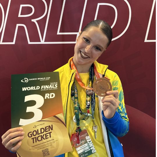 Студентка УДУНТ Анна Горенко виборола бронзу чемпіонату світу Dance World Cup 2026